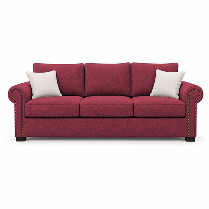 Wild 3+2+1 Sofa Set, 3 seater, red, studio view