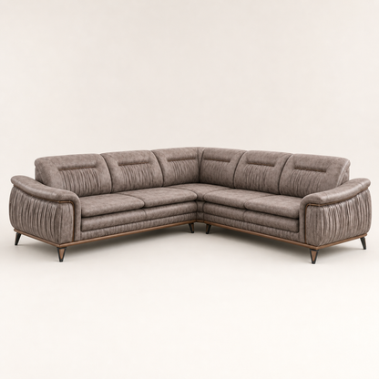 Willow - L shape sectional sofa, complete sectional sofa studio view