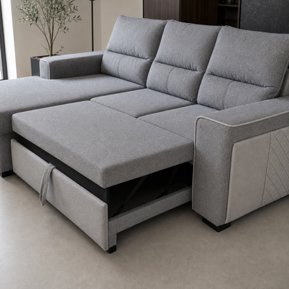 Wilon - Sofa bed, source-proven open-state construction detail