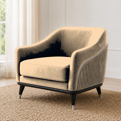 Wisp 3+2+1 Sofa Set, 1 seater, beige, detail view