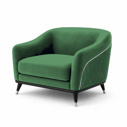 Wisp 3+2+1 Sofa Set, 1 seater, green, studio view