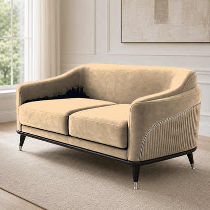 Wisp 3+2+1 Sofa Set, 2 seater, beige, room view