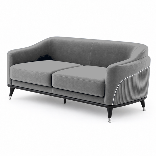 Wisp 3+2+1 Sofa Set, 2 seater, grey, studio view