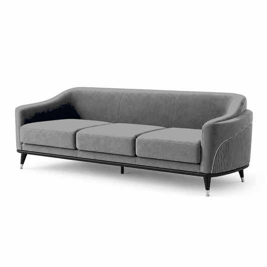 Wisp 3+2+1 Sofa Set, 3 seater, grey, studio view