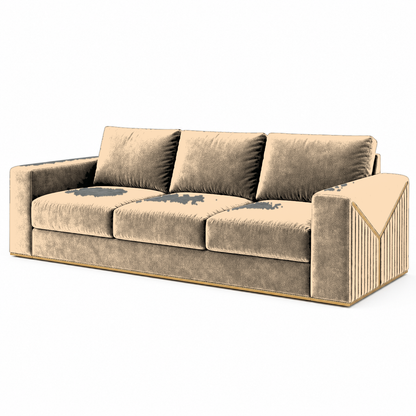 Xylo 3+2+1 Sofa Set, 3 seater, beige, studio view