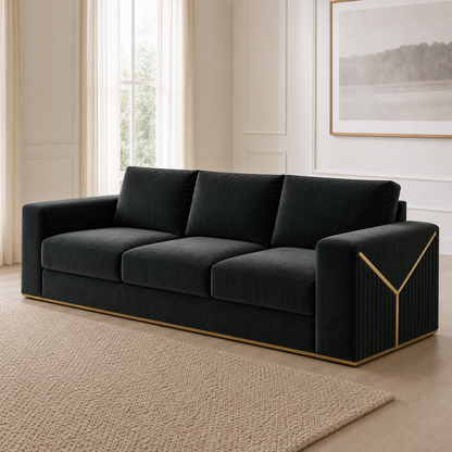 Xylo 3+2+1 Sofa Set, 3 seater, blue, room view