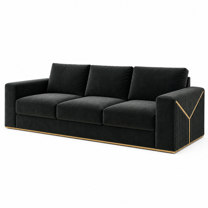 Xylo 3+2+1 Sofa Set, 3 seater, blue, studio view
