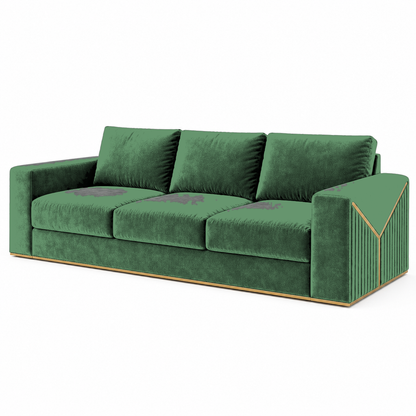 Xylo 3+2+1 Sofa Set, 3 seater, green, studio view