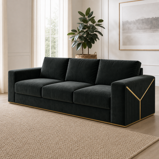 Close view of Xylo - 3+2+1 Sofa Set upholstery and construction