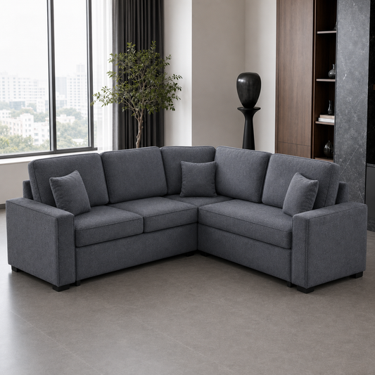 Yaren - Sofa bed, fully closed sofa view in the identical living room
