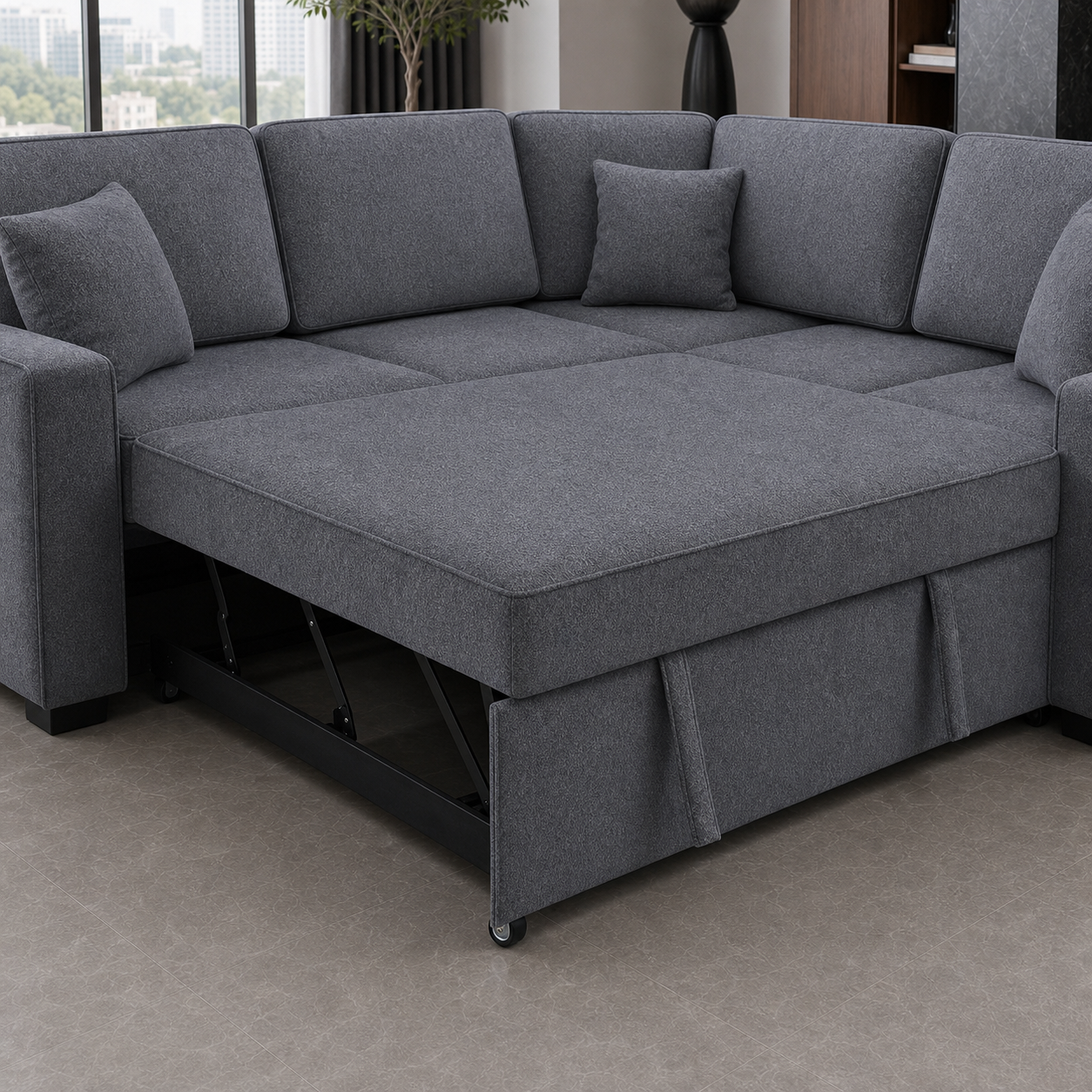 Yaren - Sofa bed, source-proven sofa-bed mechanism or construction detail
