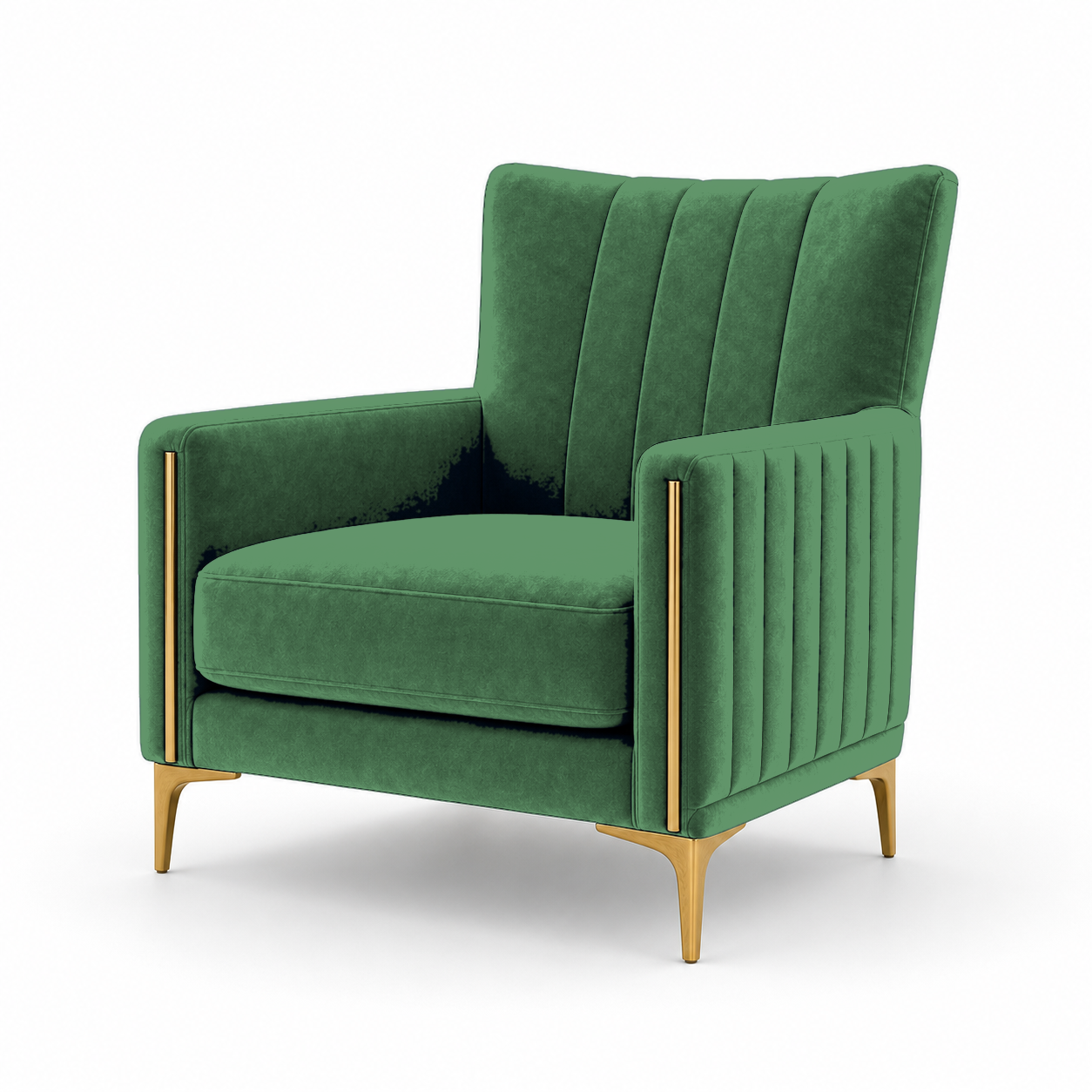 Yonder 3+2+1 Sofa Set (Copy), 1 seater, green, studio view