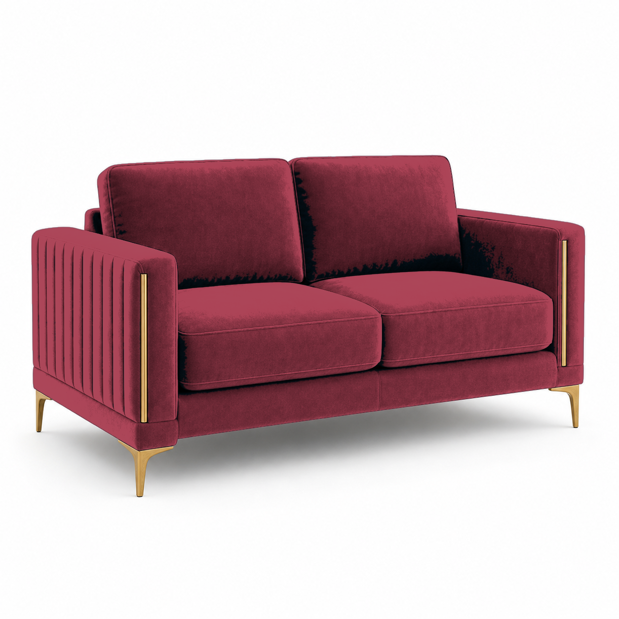 Yonder 3+2+1 Sofa Set (Copy), 2 seater, red, studio view