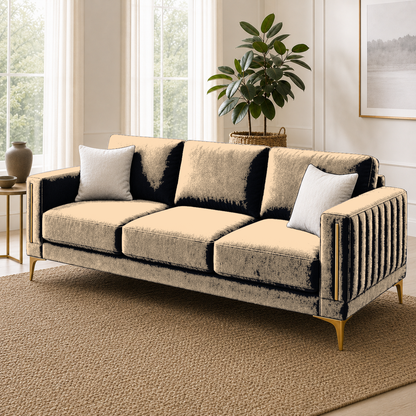 Yonder 3+2+1 Sofa Set (Copy), 3 seater, beige, detail view