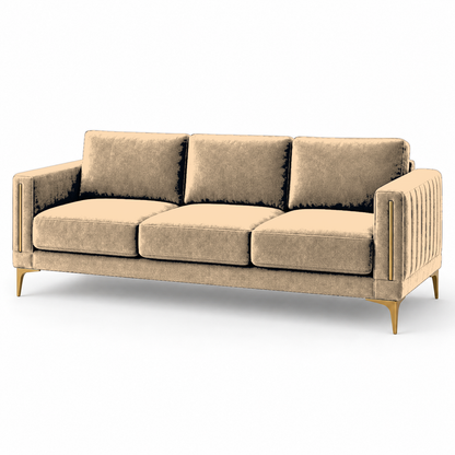 Yonder 3+2+1 Sofa Set (Copy), 3 seater, beige, studio view