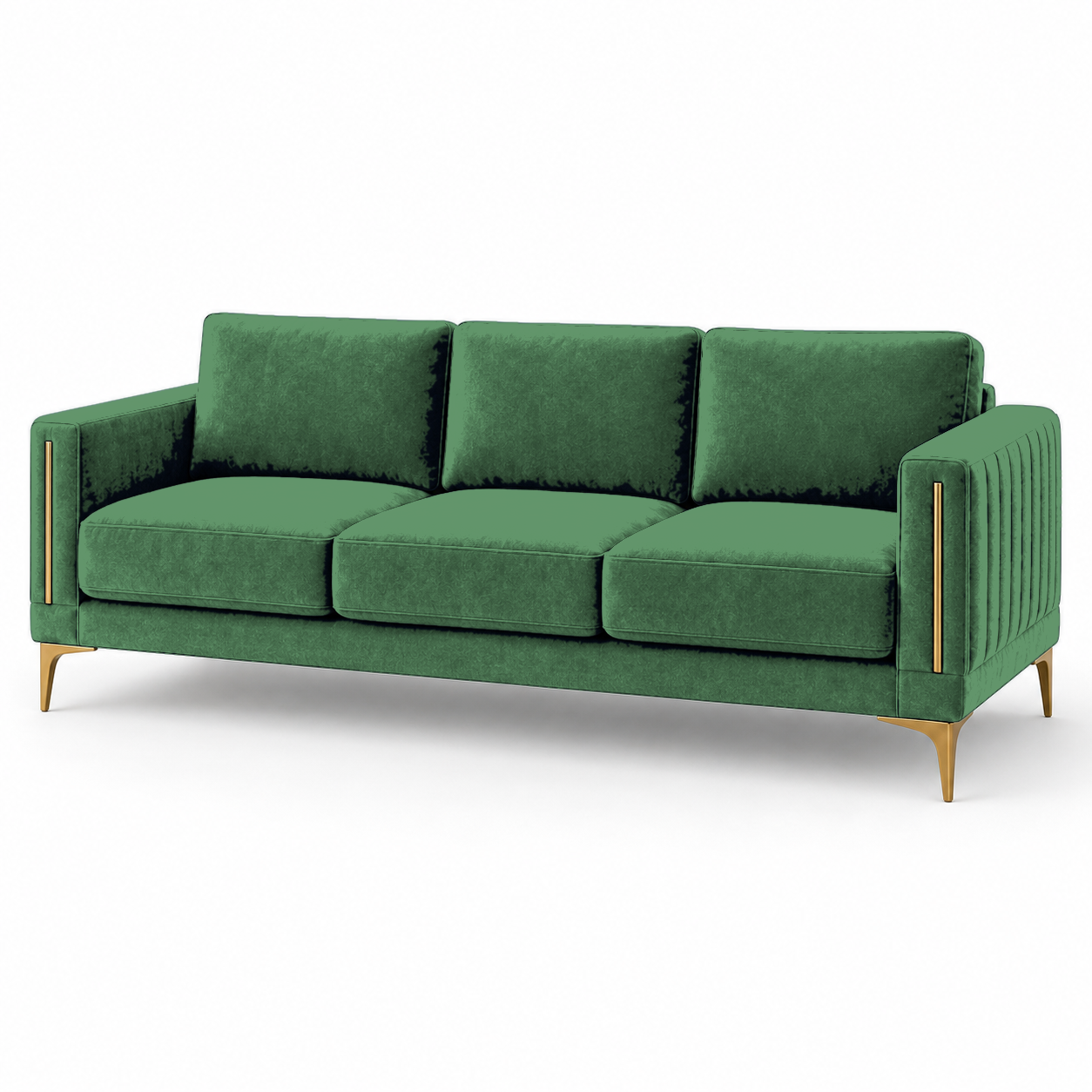 Yonder 3+2+1 Sofa Set (Copy), 3 seater, green, studio view