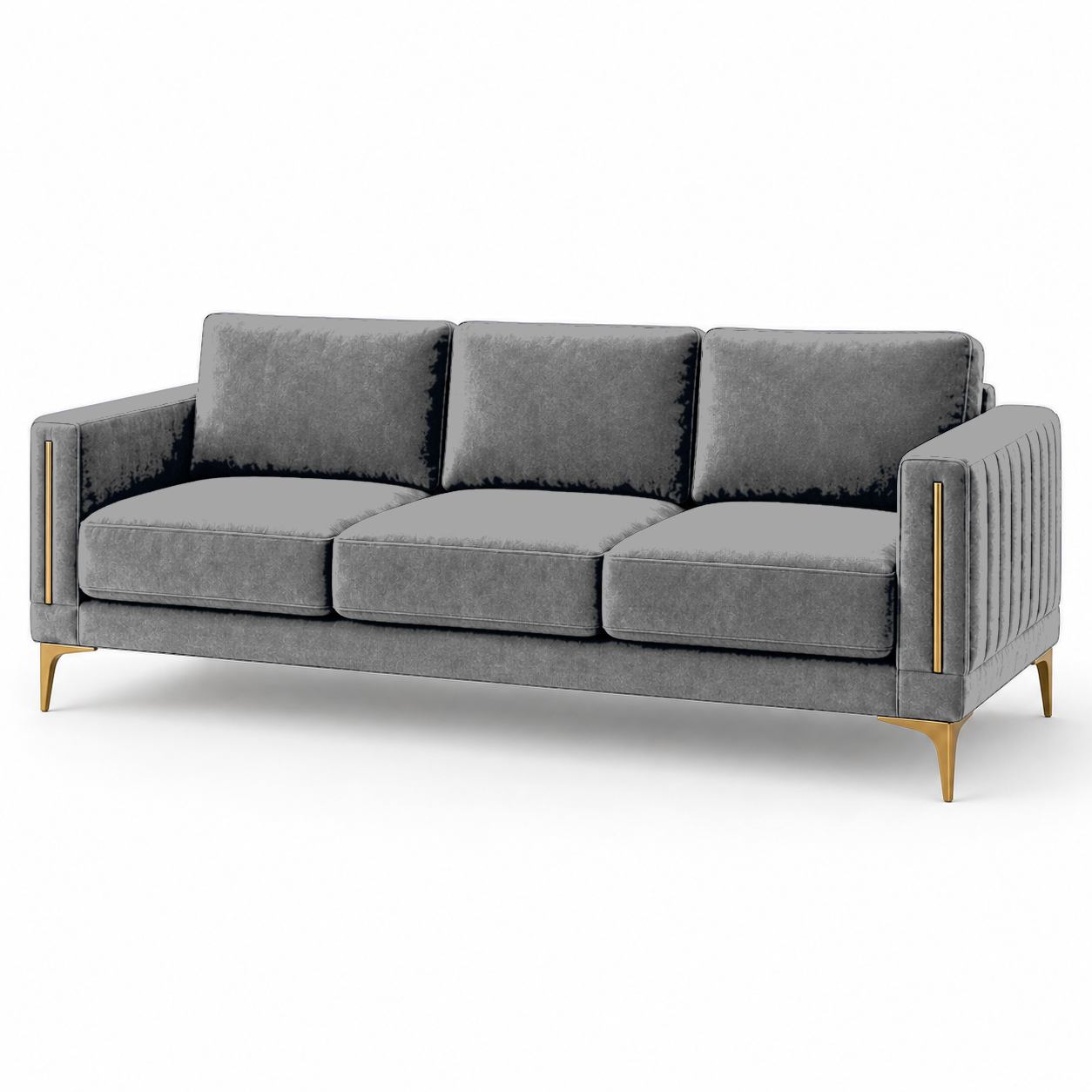 Yonder 3+2+1 Sofa Set (Copy), 3 seater, grey, studio view