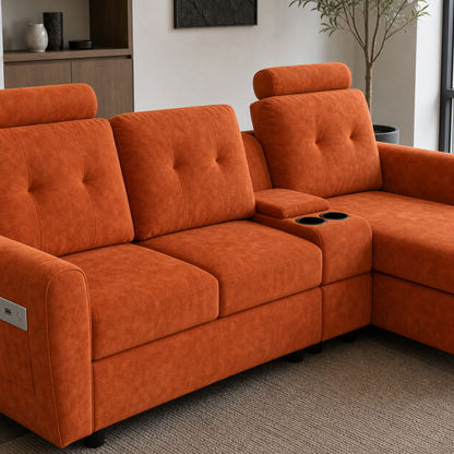 Zaven - Sofa bed, source-proven closed-state construction detail