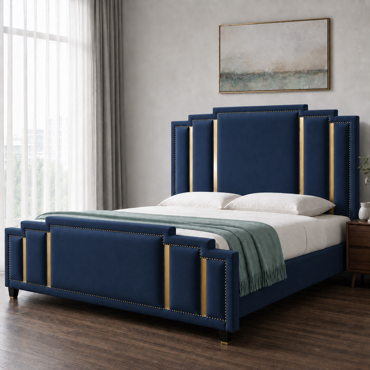 Zeke - Bed Blue lifestyle view
