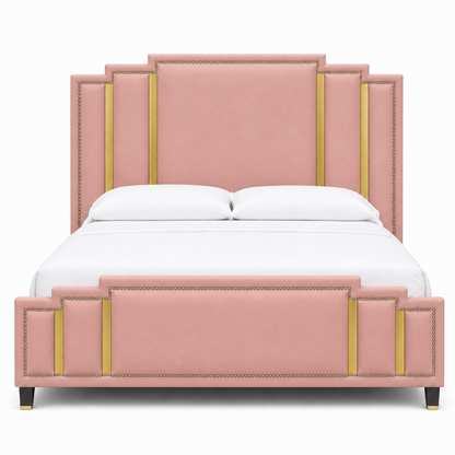 Zeke - Bed Pink plain white background view