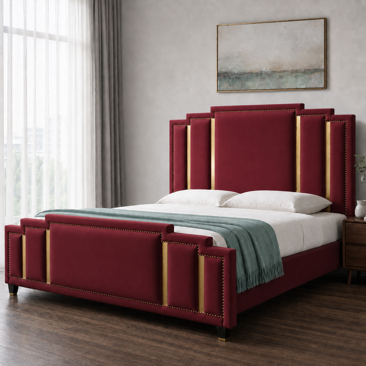 Zeke - Bed Red lifestyle view