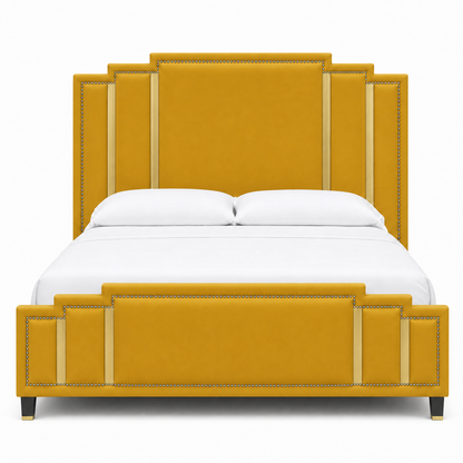 Zeke - Bed Yellow plain white background view