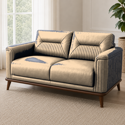 Zest 3+2+1 Sofa Set, 2 seater, beige, detail view