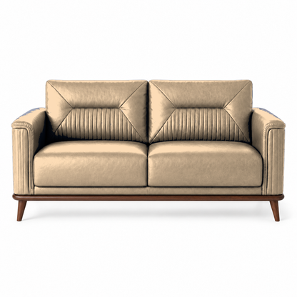 Zest 3+2+1 Sofa Set, 2 seater, beige, studio view