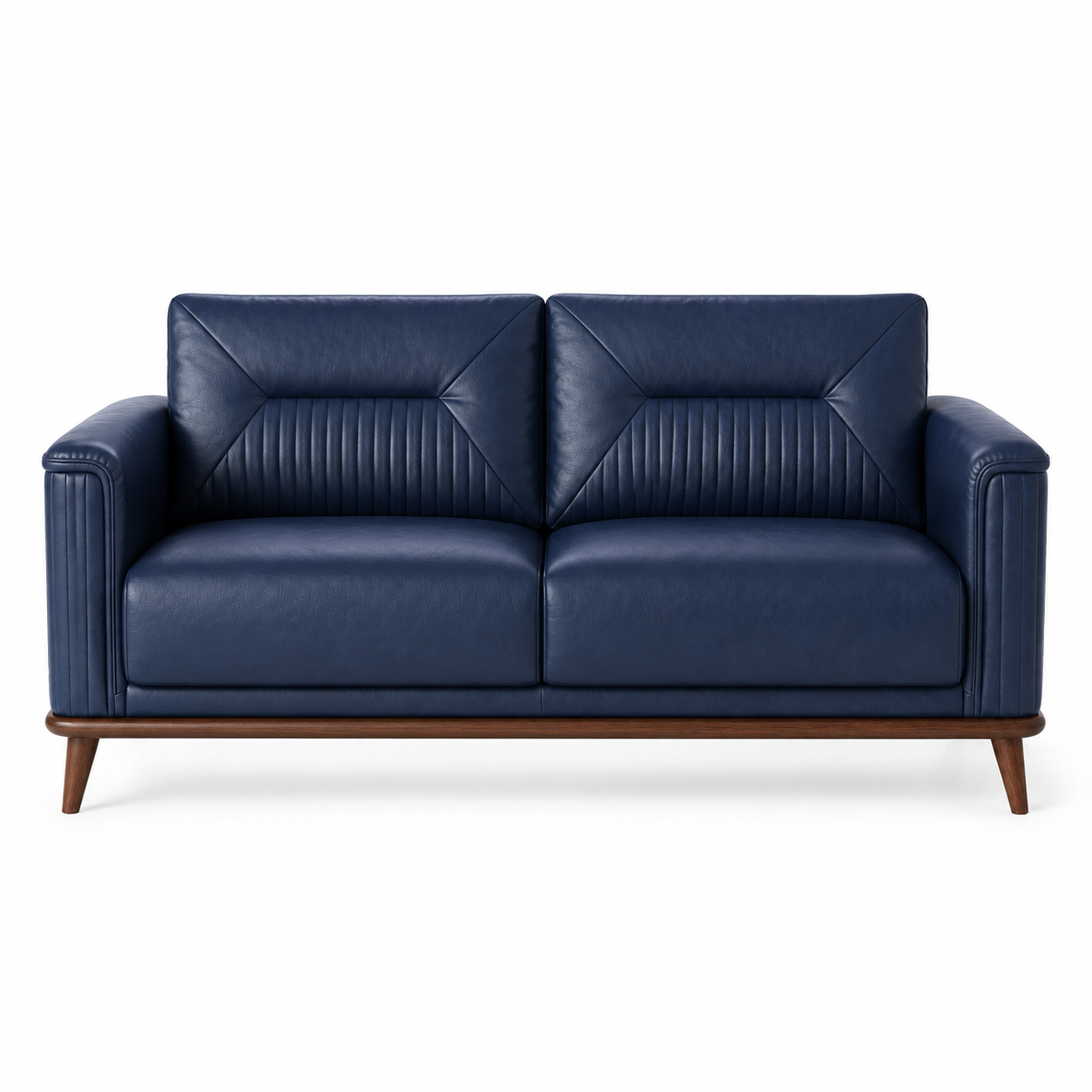 Zest 3+2+1 Sofa Set, 2 seater, blue, studio view