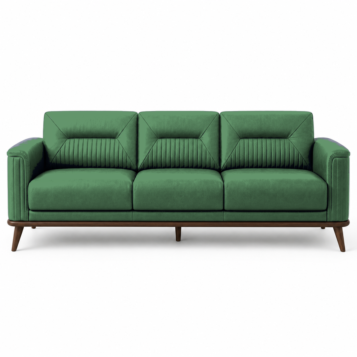 Zest 3+2+1 Sofa Set, 3 seater, green, studio view