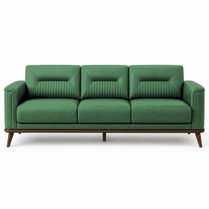 Zest 3+2+1 Sofa Set, 3 seater, green, studio view
