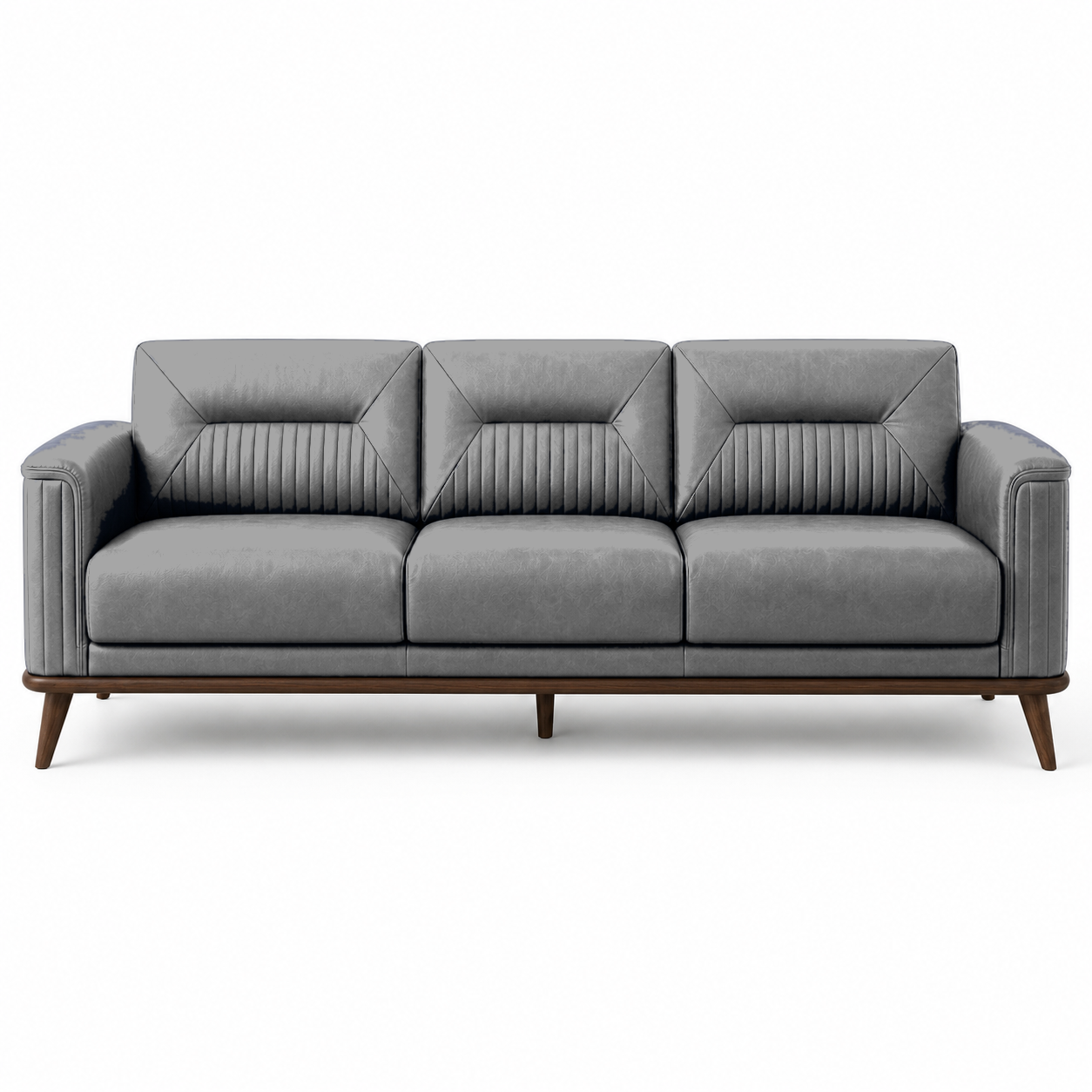 Zest 3+2+1 Sofa Set, 3 seater, grey, studio view