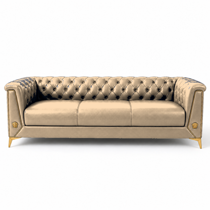 Zinnia 3+2+1 Sofa Set, 3 seater, beige, studio view