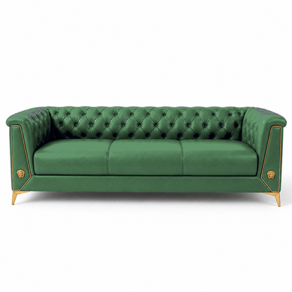 Zinnia 3+2+1 Sofa Set, 3 seater, green, studio view