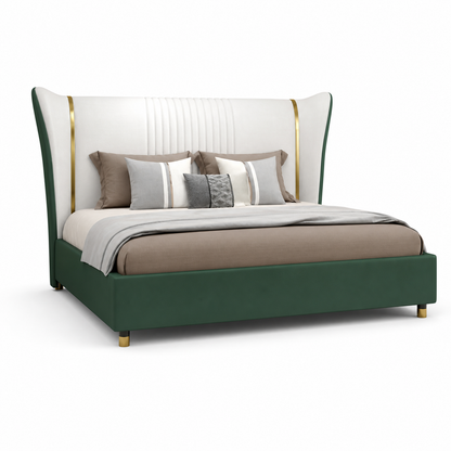 Zivy Bed, complete long-side studio bed view